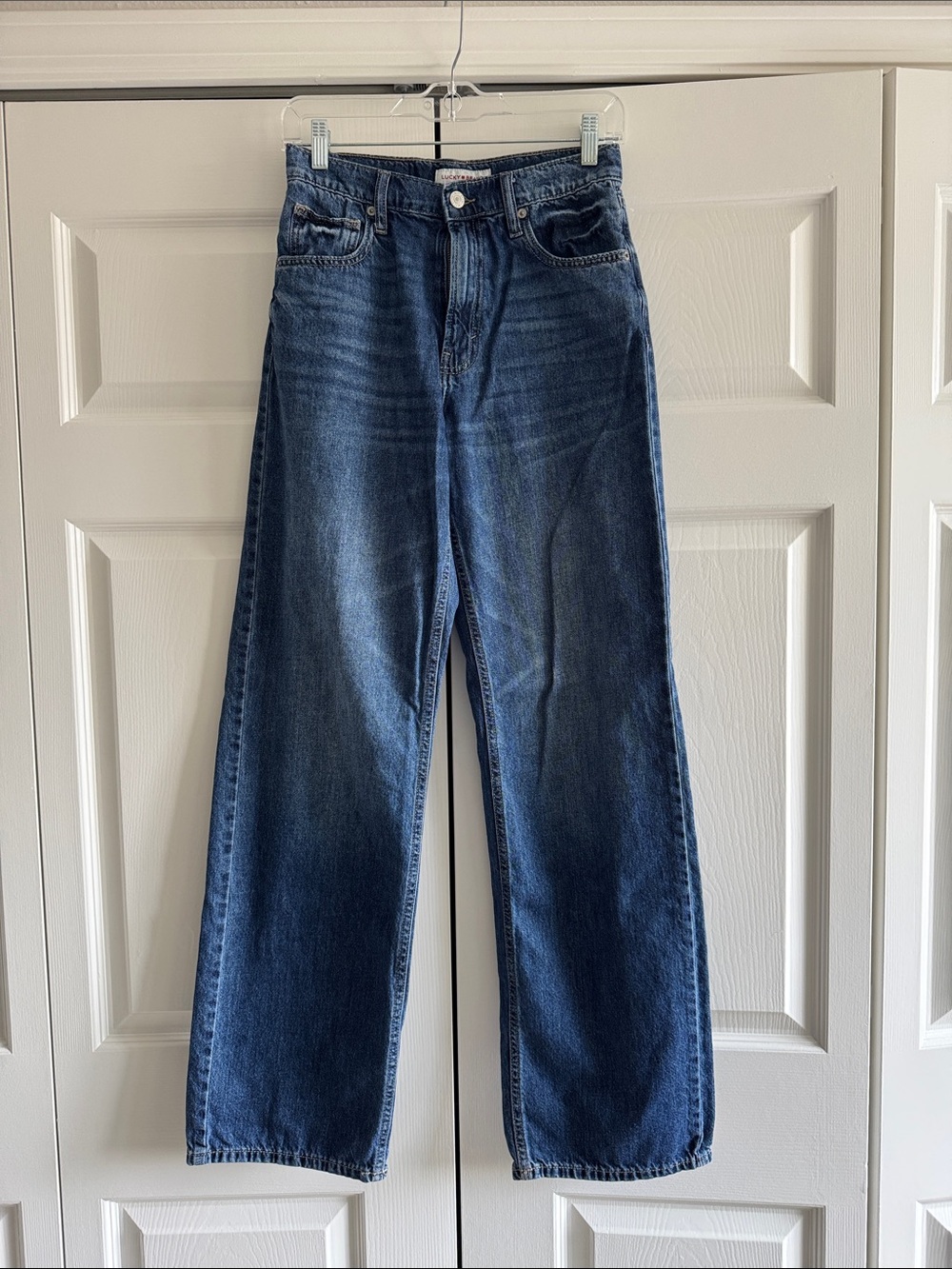 Lucky Brand high waist wide leg jean